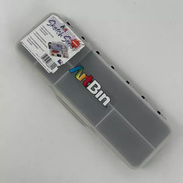 ArtBin Sketch Series Box 12.25"X4.25"X1.75" Translucent & Black