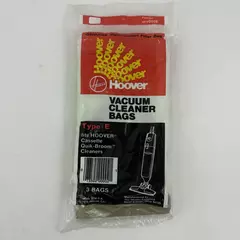 New Sealed Vacuum Cleaner Bags Hoover Type E Pack of 3 Bags Quik Broom Cassette