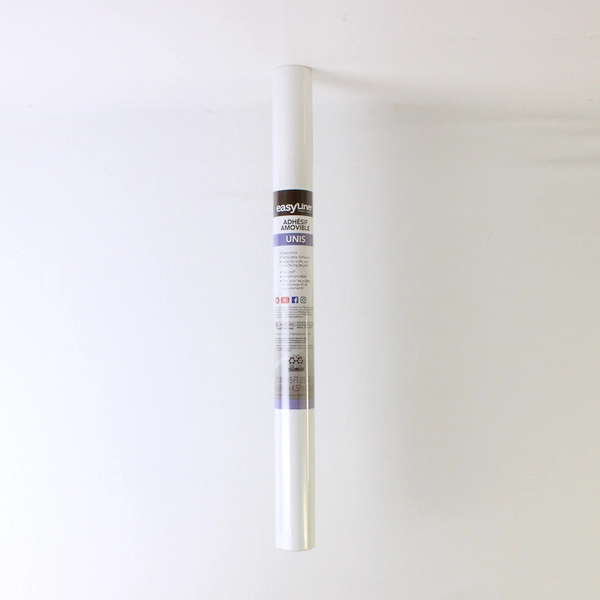 Duck EasyLiner Removable Adhesive Laminate Solids White 20 In x 15 Ft