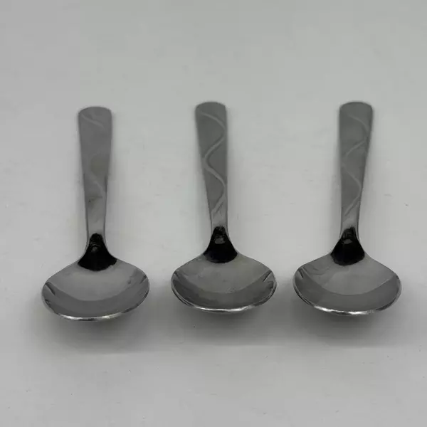 Lot of 3 Cambridge Teaspoons Boa Frost Stainless Steel 6 7/8" Made in China