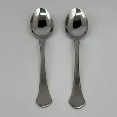 Lot of 2 Dalia Soup Spoons Basque Pattern Stainless Steel 7 3/4" Made in Spain