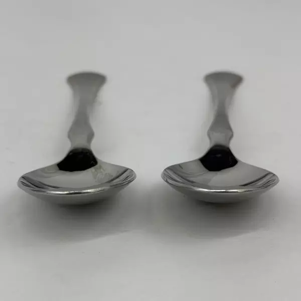 Lot of 2 Dalia Soup Spoons Basque Pattern Stainless Steel 7 3/4" Made in Spain