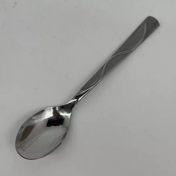 Eldan Oval Soup Spoon ELD2-Black Handle Design Stainless Steel 7.5 Made in Japan