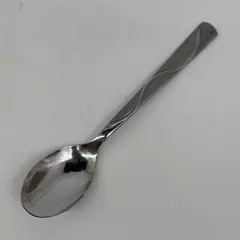 Eldan Oval Soup Spoon ELD2-Black Handle Design Stainless Steel 7.5 Made in Japan