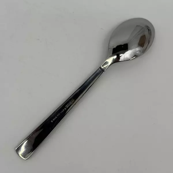 Eldan Oval Soup Spoon ELD2-Black Handle Design Stainless Steel 7.5 Made in Japan
