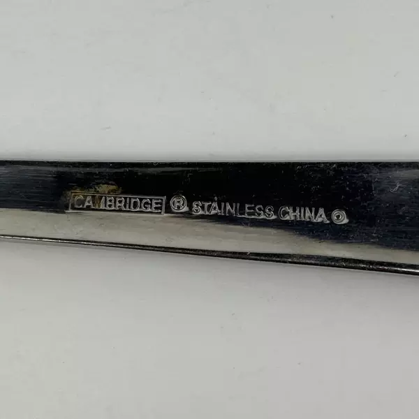 Eldan Oval Soup Spoon ELD2-Black Handle Design Stainless Steel 7.5 Made in Japan