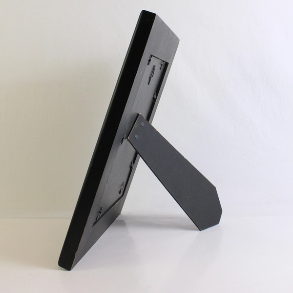 Lot of 2 Matte Black Picture Frames 8" x 10" & 11" x 14" FLAWED