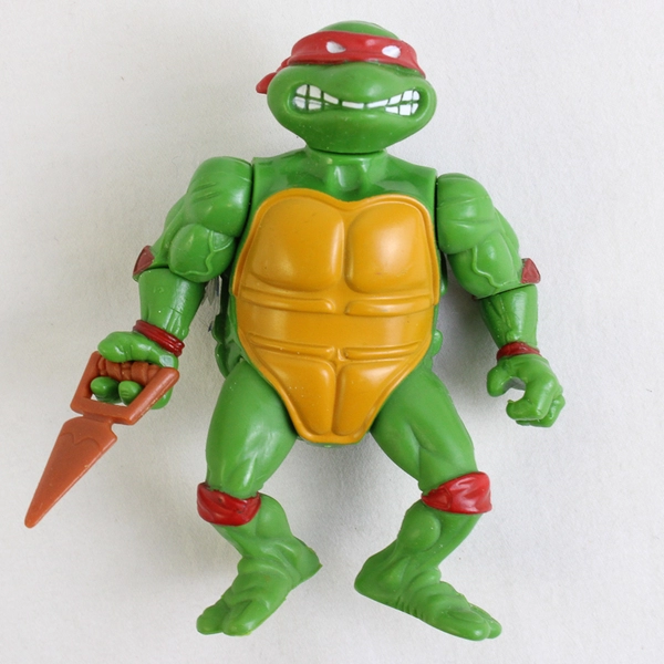 1988 Playmates Toys Raphael TMNT Action Figure Missing Accessories