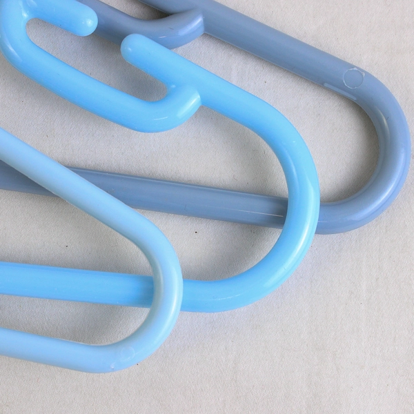 Lot of 10 Variety of Blues Child Clothing Hangers