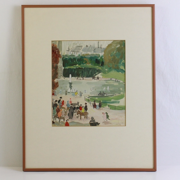 Grand Basin by Sybil Davis Emerson Signed Framed Original Painting