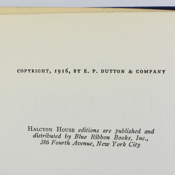 The Blue-China Book by Ada Walker Camehl 1916 Hardcover Early American History