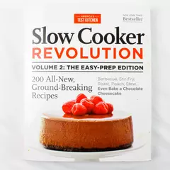 Slow Cooker Revolution Vol 2 by America's Test Kitchen 200 Recipes