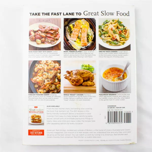 Slow Cooker Revolution Vol 2 by America's Test Kitchen 200 Recipes