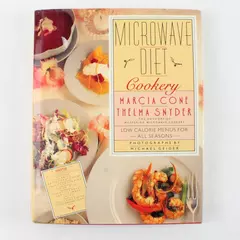 Microwave Diet Cookery 1988 Hardcover Cookbook Thelma Snyder Marcia Cone
