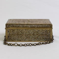 Vintage Multi-Compartment Brass Betel Nut Box