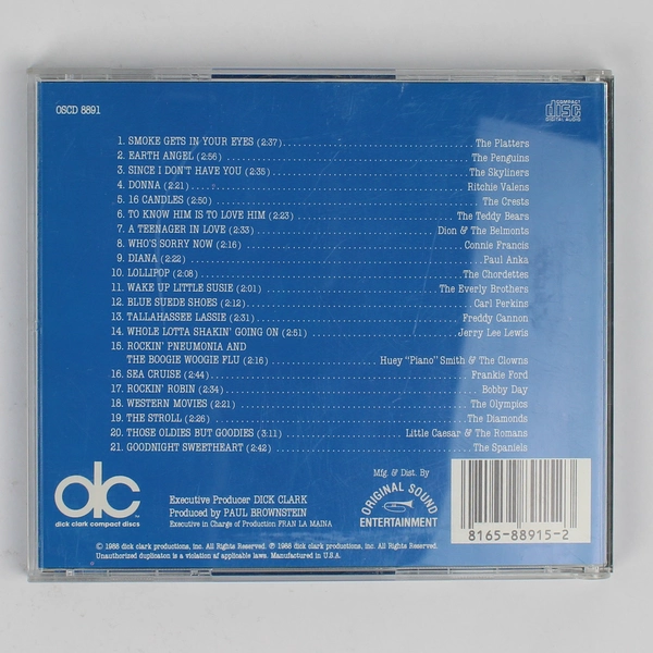 Dick Clark's All Time Hits Vol 1 1988 Music CD 