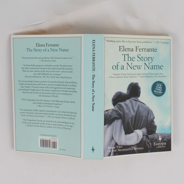 The Story of a New Name by Elena Ferrante #2 Neapolitan Novels 2013 Paperback