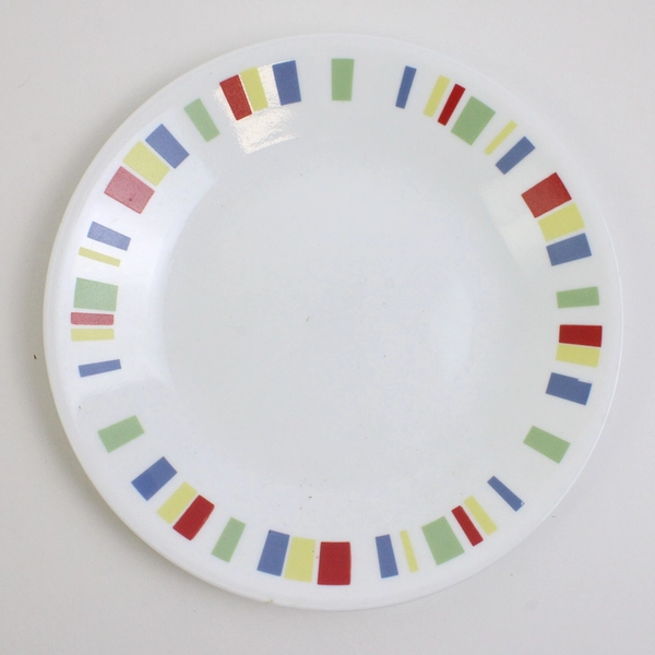 Lot of 4 Corelle Coming Memphis Bread & Butter Plates Chip & Break Resistant