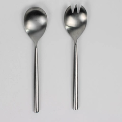 Lot Of 2 Cambridge Silver Applaud (Stainless) Flatware Serving Set (Spoon/Fork)