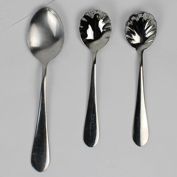 Lot Of 3 Wallace Silver Continental Classic (Stainless) Flatware Assorted Spoons