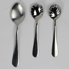 Lot Of 3 Wallace Silver Continental Classic (Stainless) Flatware Assorted Spoons