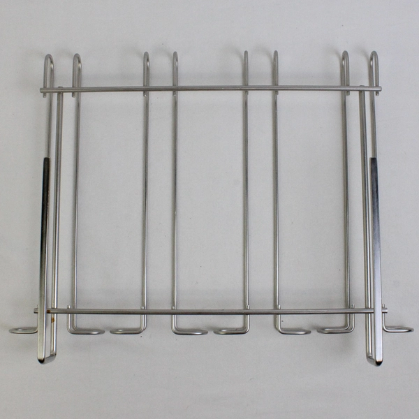 Unbranded Under Cabinet Stemware Wine Glass Rack Silver Metal