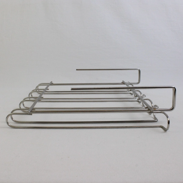 Unbranded Under Cabinet Stemware Wine Glass Rack Silver Metal