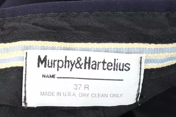 Murphy & Hartelius Pants Slacks Trouser Navy Blue Dress Career Size 37R