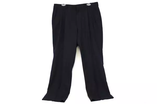 Murphy & Hartelius Navy Blue Dress Slacks Pants 38R Wool Blend Pre-Owned