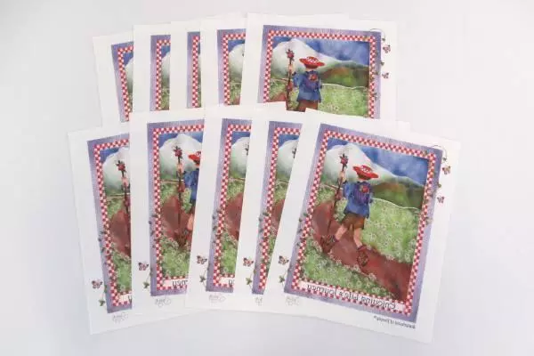 Club Lot of 10 Iron-On Transfer Red Hat Sisterhood of Purple Life's Journey Jody