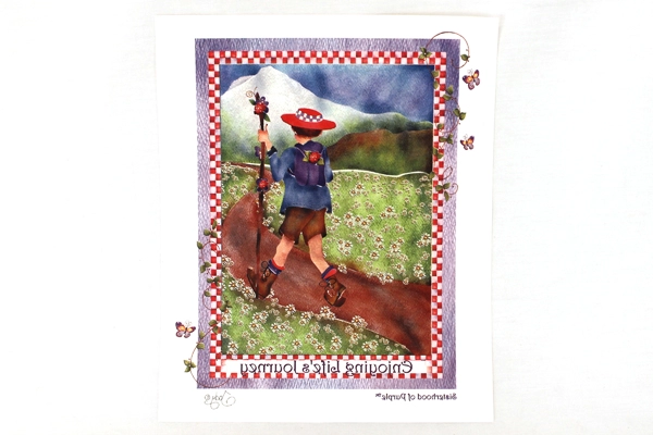 Club Lot of 10 Iron-On Transfer Red Hat Sisterhood of Purple Life's Journey Jody