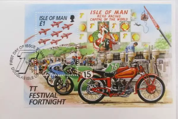 1996 Isle of Man FDC Tourist Trophy Festival First Day Cover - Mint