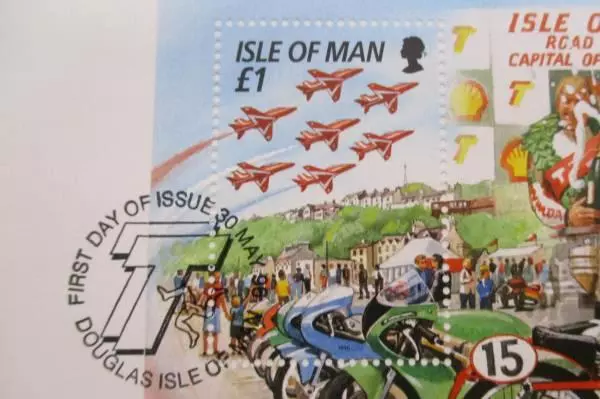 1996 Isle of Man FDC Tourist Trophy Festival First Day Cover - Mint