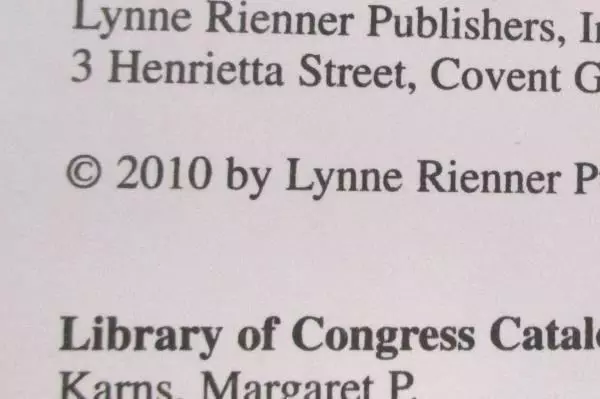 International Organizations Textbook 2nd Ed by Karns & Mingst 2010