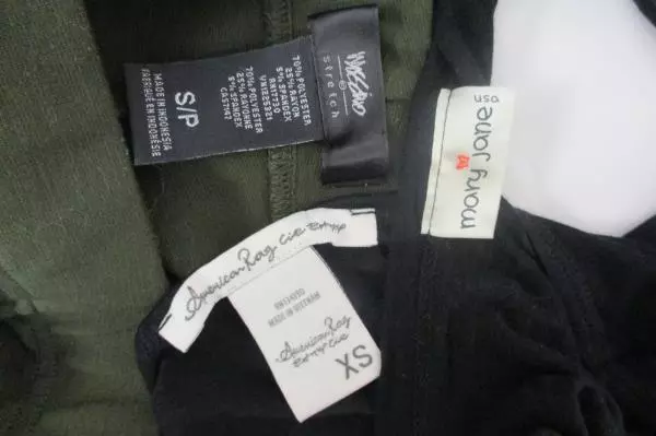 Outfit Mossimo Leggings American Rag Crop Top Mary Jane Top XS-S Mixed Lot Of 3