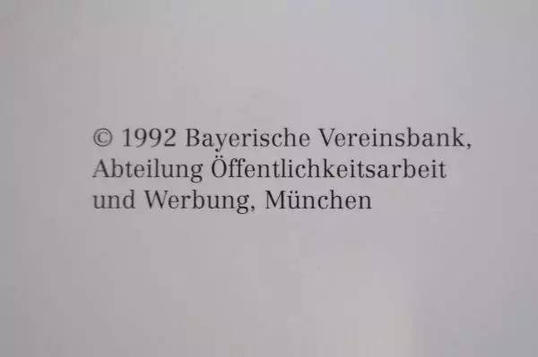 Bayerische Vereinsbank Guidebook: Eckart Klebmann Fürst Pückler-Muskau