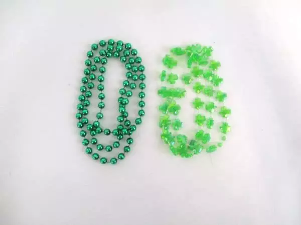 Saint Patrick's Day Lot: Women's Small Shamrock T-Shirt, 2 Necklaces & Cup