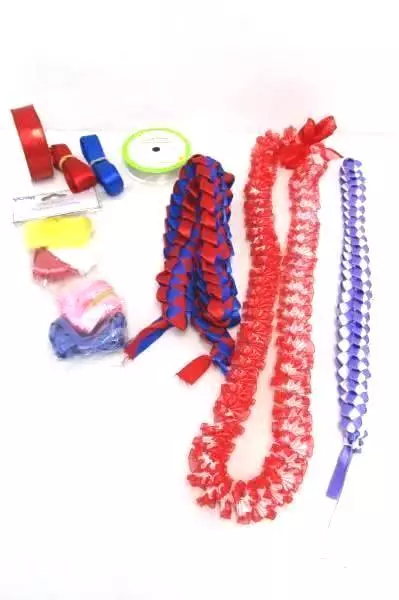 Lot of Voila Ribbons & Spools in Various Colors for Crafts - Great Condition!