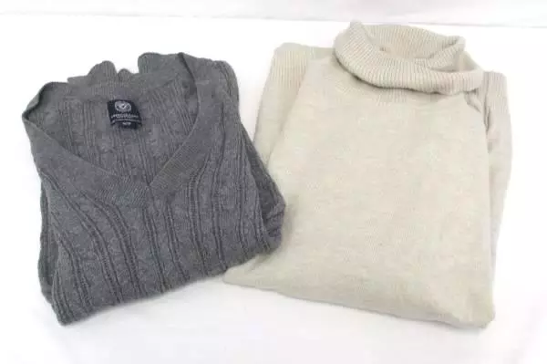 Lot of 2 Women's Knit Sweaters: American Eagle & H&M Size Small, Pre-Owned