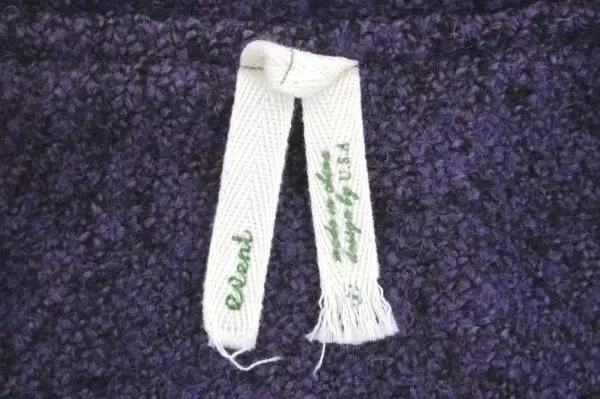 Event Purple Wool Blend Peacoat Jacket Girls' Small Flared Sleeves Buttons