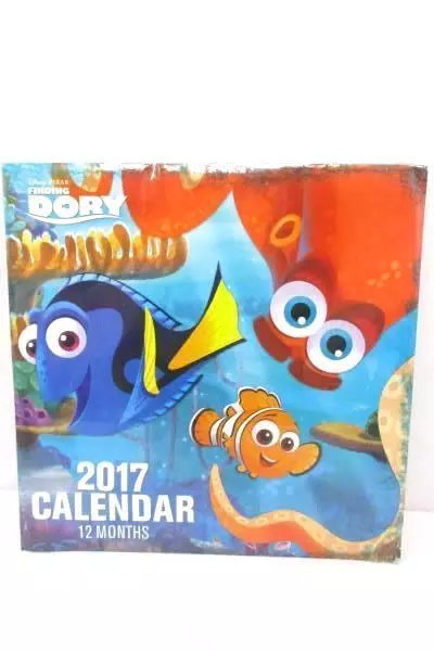 Lot of Children's Wall Décor: Dr. Seuss Poster, Finding Dory Calendar, Letter A