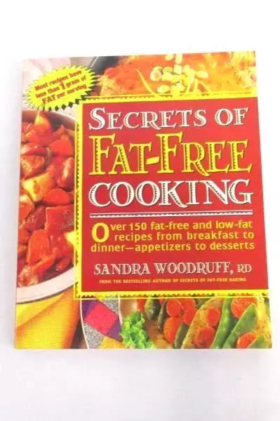 Lot of 3 Cookbooks: Fat Free Cooking, Splendid Grain, Restaurant Secrets