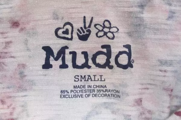 Mudd Women's Pink and Blue Floral Shirt Size Small