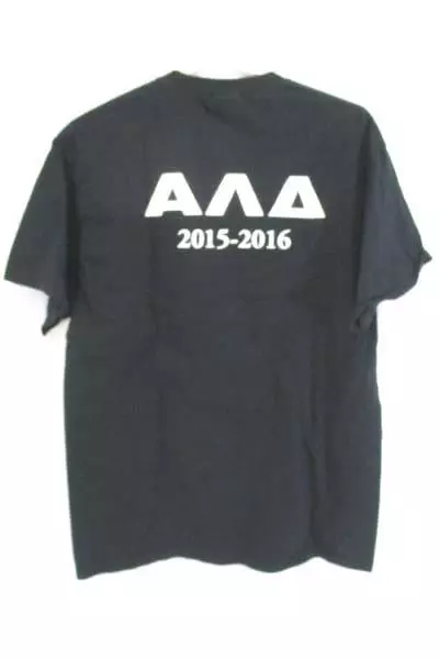 Alpha Lambda Delta T-Shirt Adult Large Black Short Sleeve 2015-2016