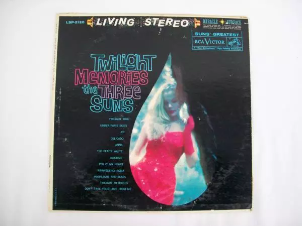 Twilight Memories The Three Suns Vinyl Record 1960 12in 33RPM RCA Victor
