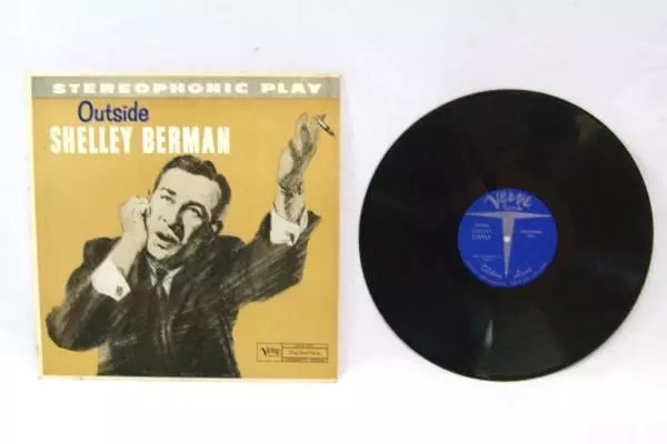 Lot of 2 Shelley Berman Vinyl Records - "Outside" & "The Edge" 1960