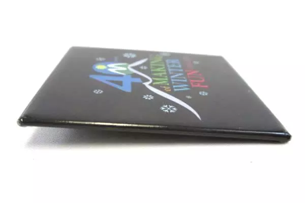 40 Years of Making Winter Fun Lapel Pin 1968-2008 Black 2"x2" Collectible