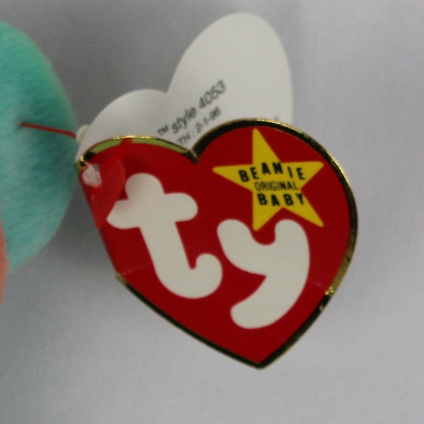 Rare 1996 Ty Beanie Baby Peace Bear with Tag Errors Retired Collectible