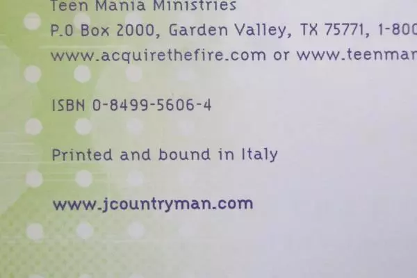 Extreme For Jesus Promise Book by Ron Luce 2000 Hardcover