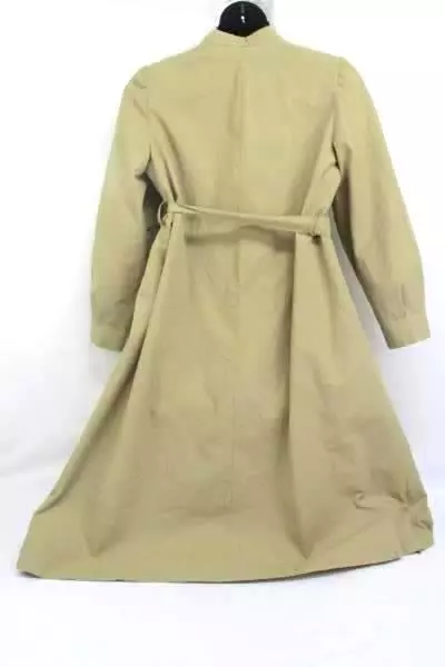 Avon Fashions Vintage Beige Trench Coat Women's Size 17/18 Tie Waist Button